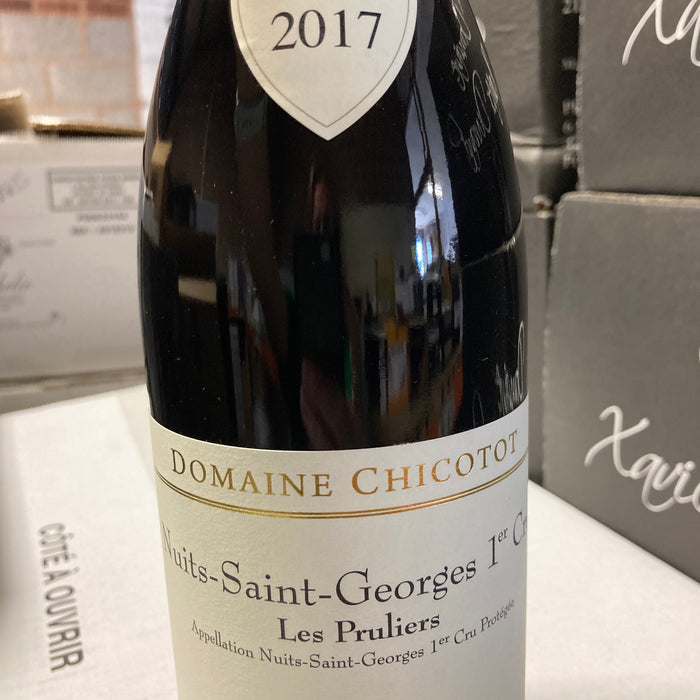 Nuits St Georges 1er Cru Pruliers 2017, Chicotot