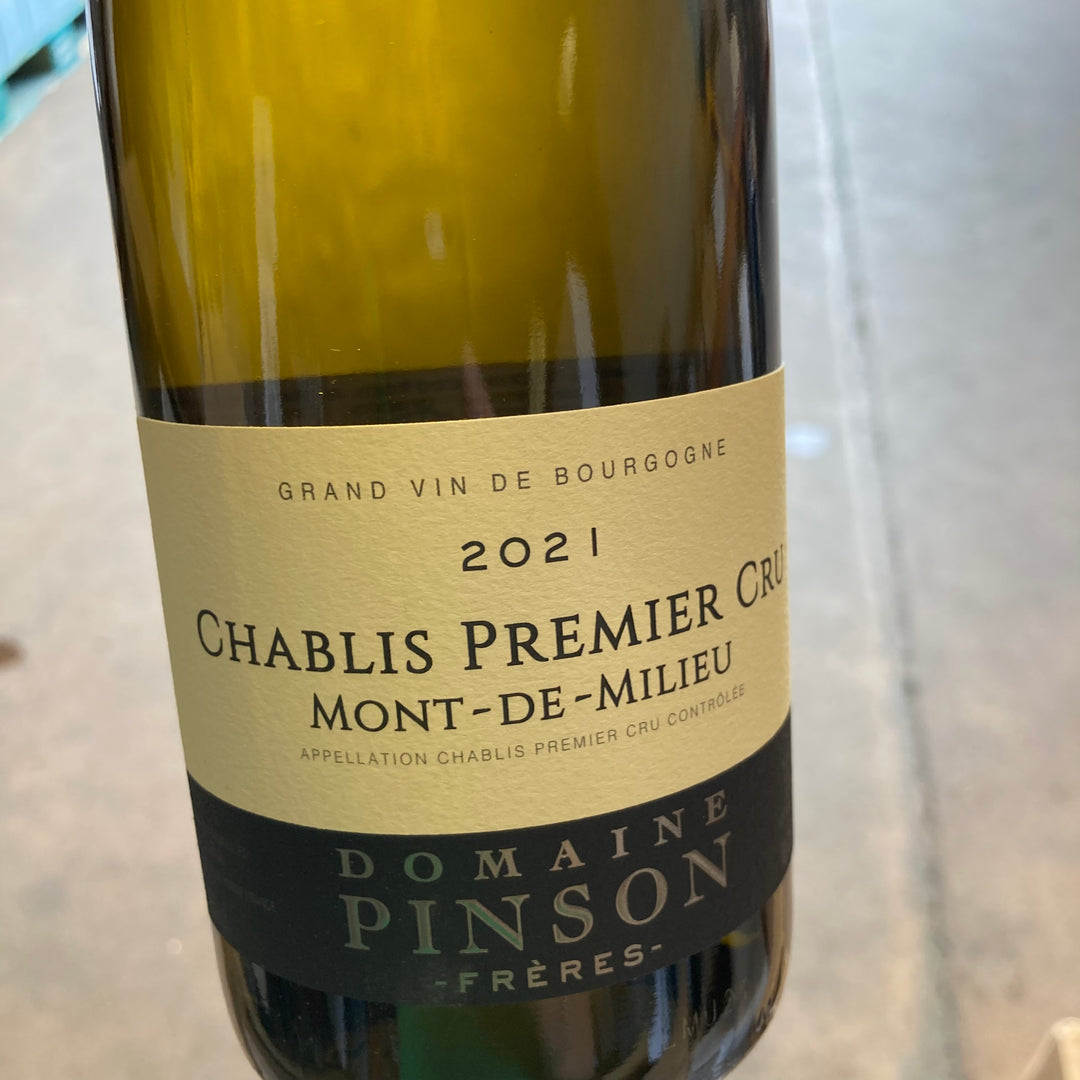 Chablis 1er Cru Mont de Milieu 2021, Domaine Pinson