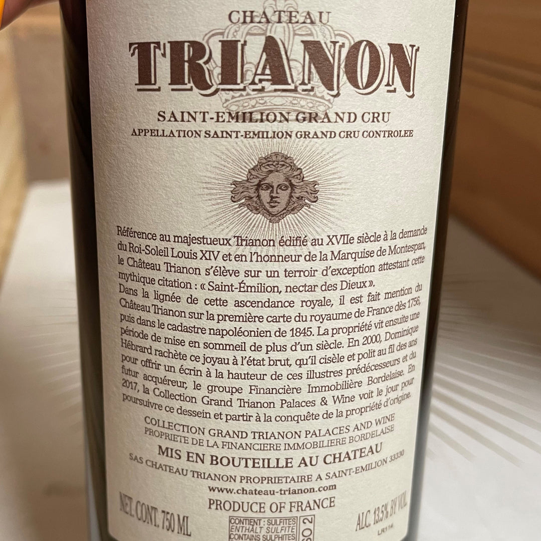 Chateau Trianon Grand Cru St Emilion 2014