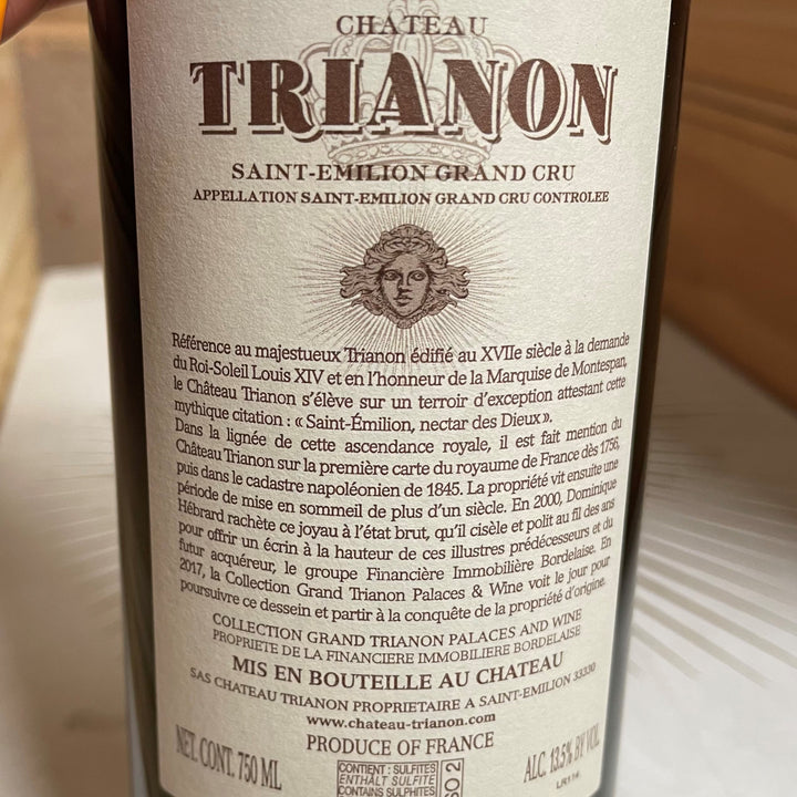 Chateau Trianon Grand Cru St Emilion 2014