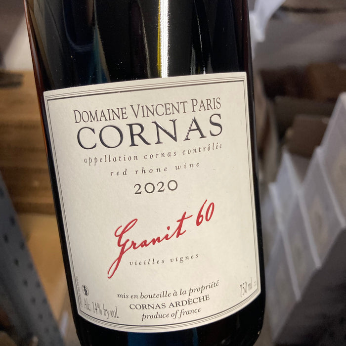 Cornas Granit 60 2020, Vincent Paris
