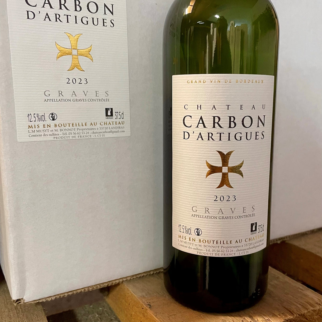 Half Bottle Chateau Carbon d'Artigues 2023 Graves Blanc