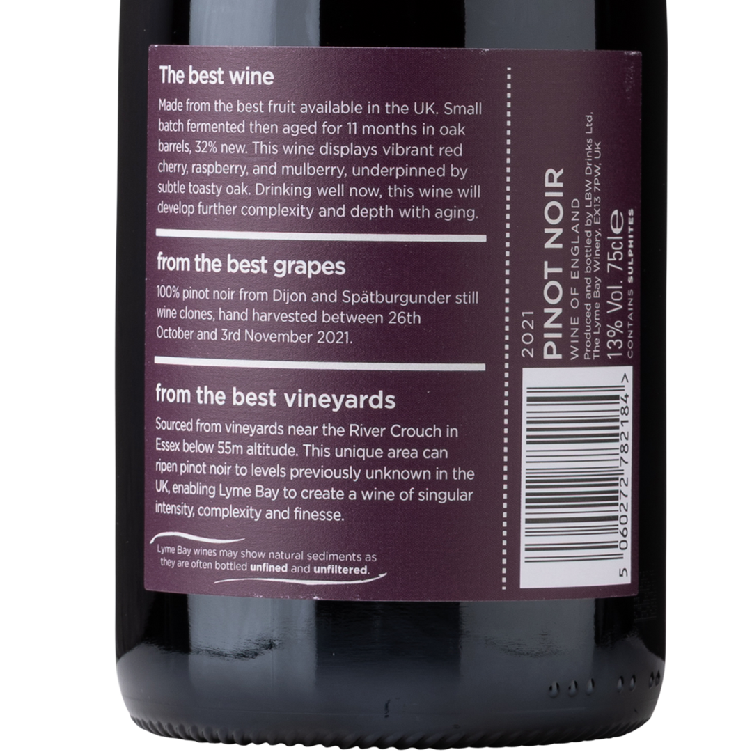 Lyme Bay Pinot Noir 2021