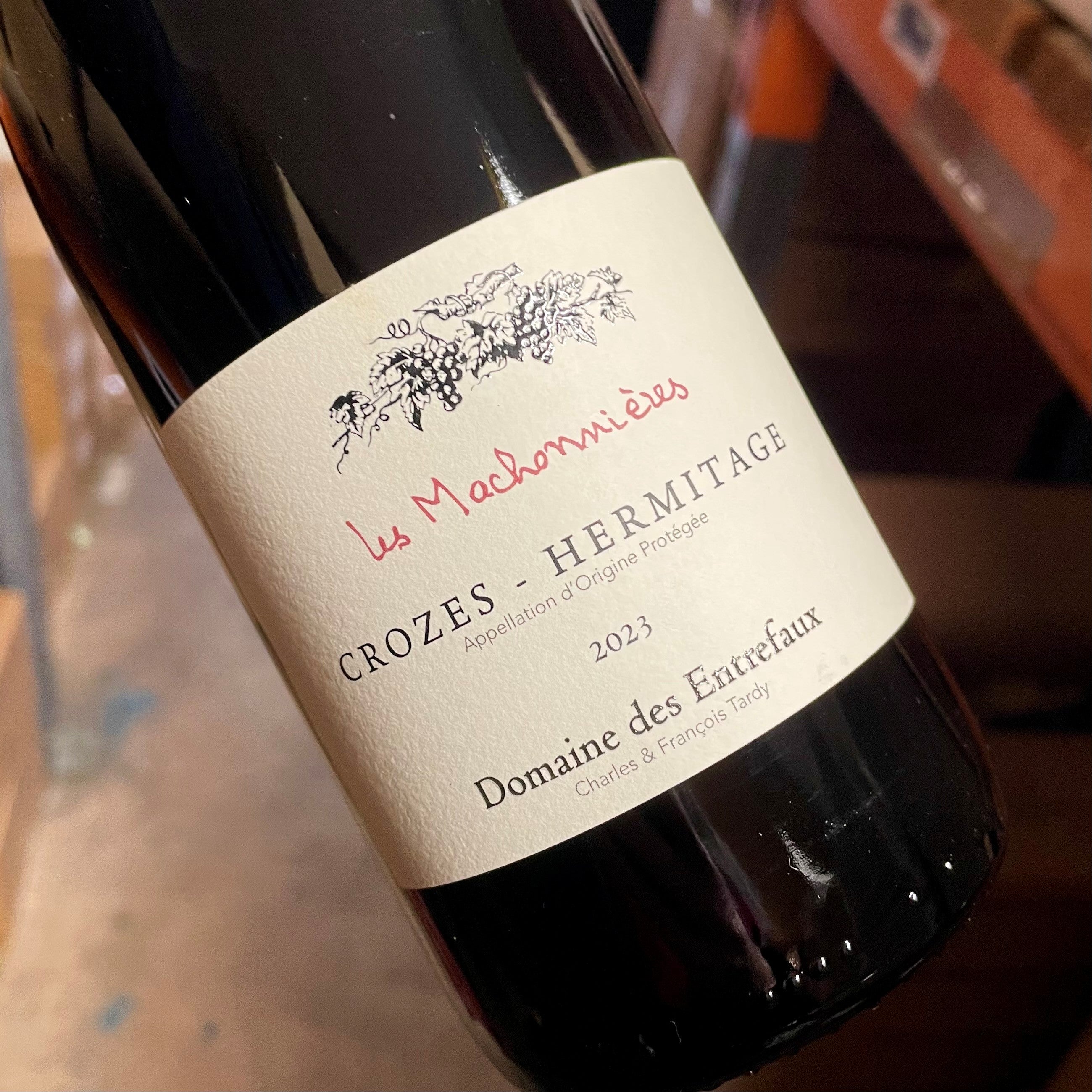 Les Machonnieres Crozes Hermitage Rouge 2023 Entrefaux