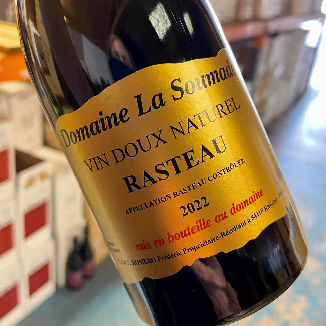 50cl Rasteau Rouge Vin Doux Naturel 2022, Domaine la Soumade
