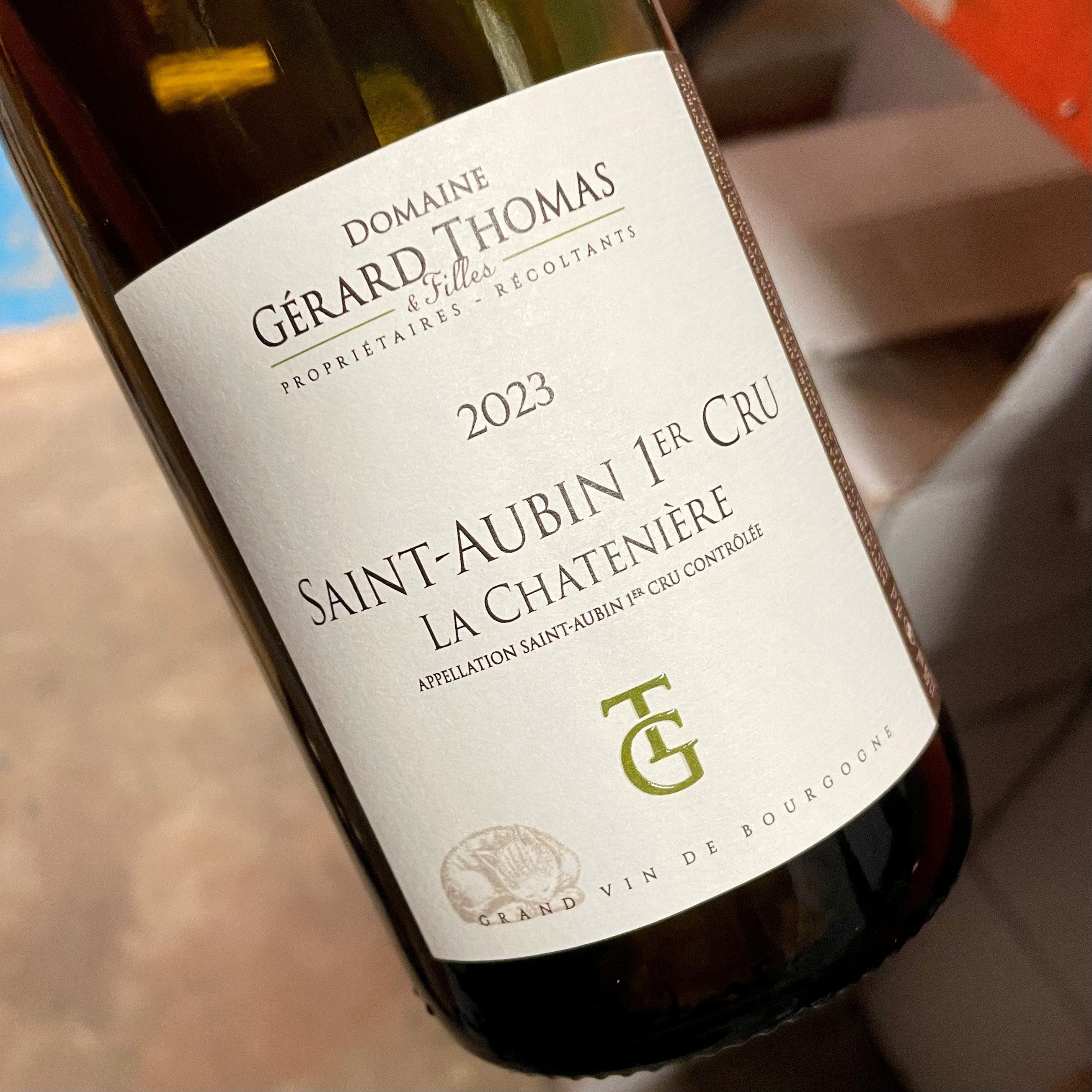 Saint Aubin 1er Cru Blanc La Chateniere 2023 Gerard Thomas