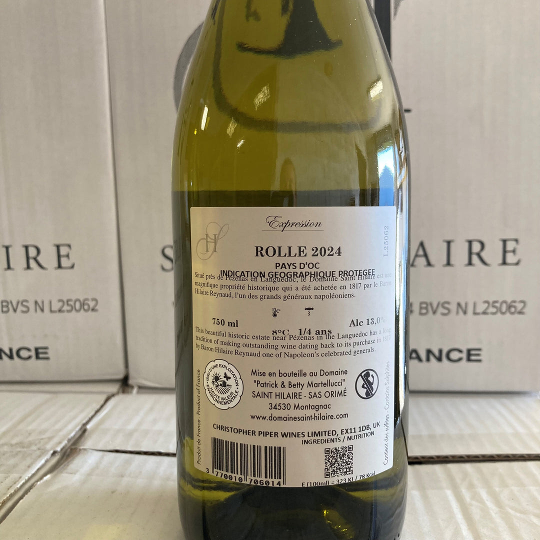 Rolle Vermentino Expression 2024, Domaine St Hilaire, Pays d'Oc