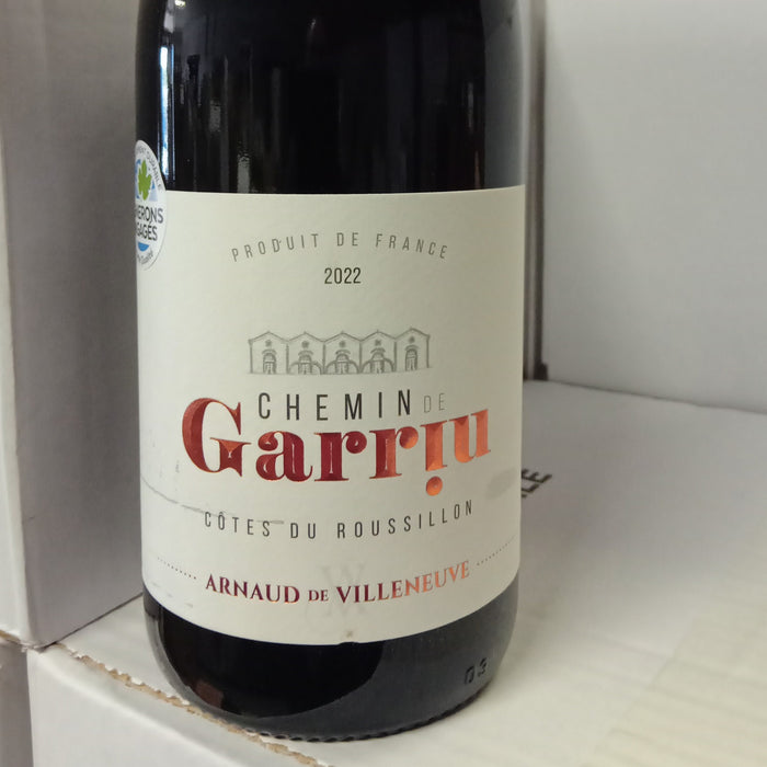Chemin de Garriu Rouge 2022, Cotes du Roussillon