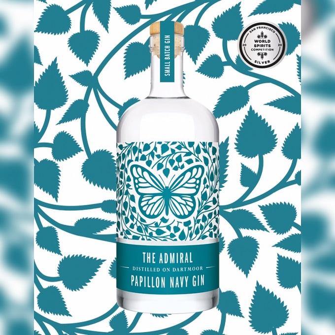 The Admiral, Navy Strength Gin 57%, Papillon Gin Distillery - Christopher Piper Wines Ltd