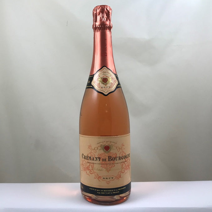 Rose Cremant de Bourgogne NV, Cave de Lugny - Cremant Sparkling Wine