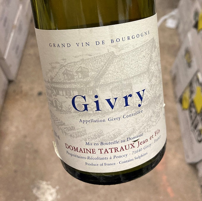 Givry Blanc 2020 Jean Tatraux et Fils