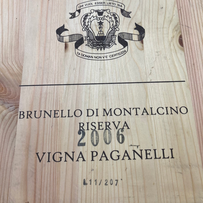 Il Poggione, Brunello di Montalcino 2006, Vigna Paganelli Riserva