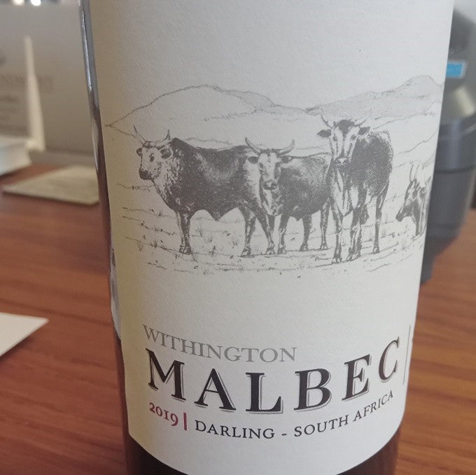 Withington Malbec 2019, Darling, South Africa