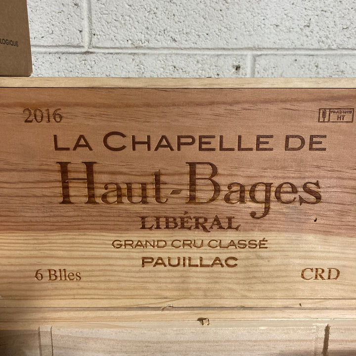 La Chapelle de Haut Bages Liberal 2016 Pauillac
