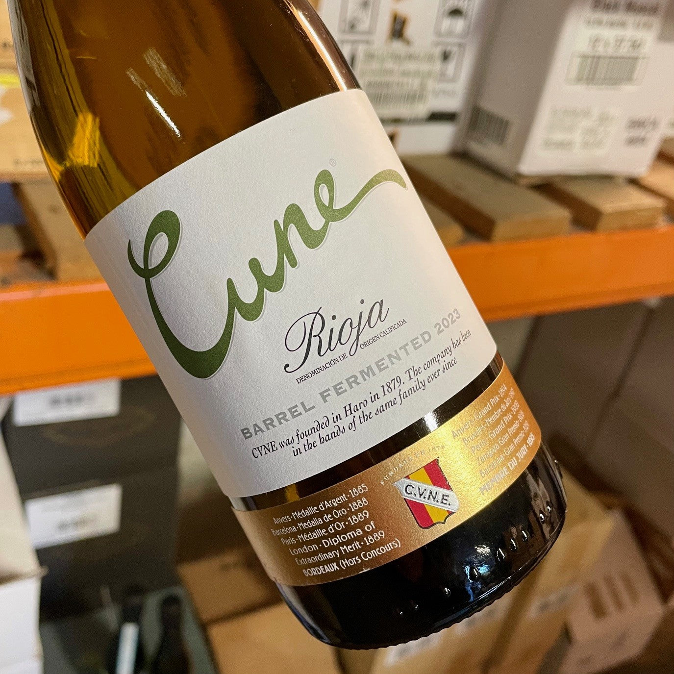 Cune Rioja Blanco, Barrel-Fermented, CVNE | Christopher Piper Wines ...