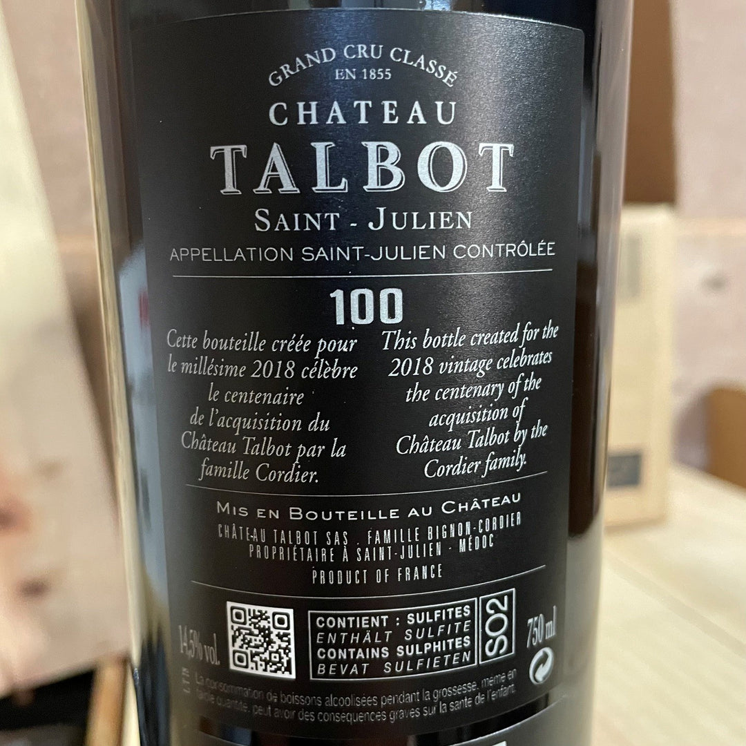 Chateau Talbot 2018 St Julien