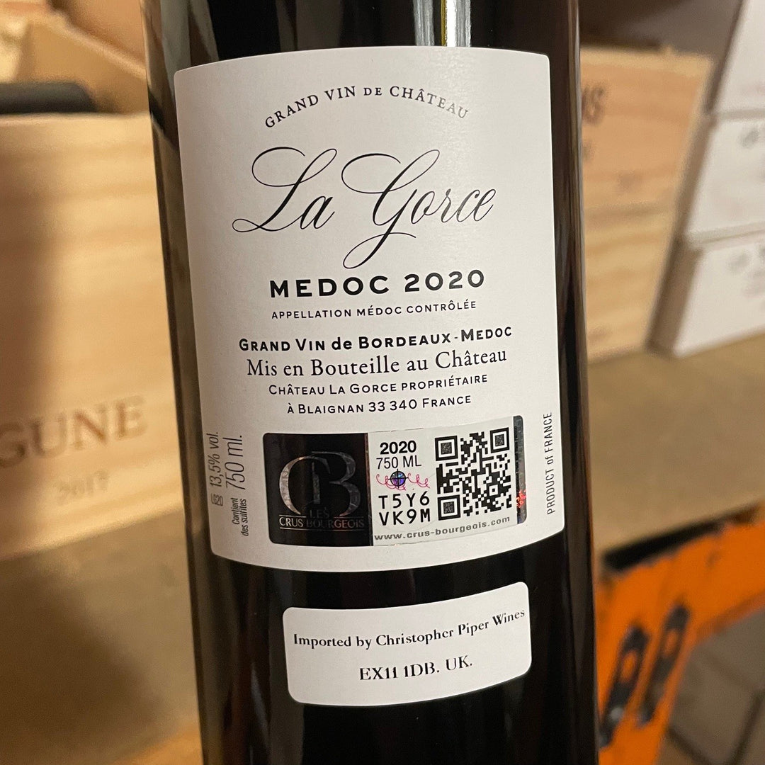 Chateau La Gorce 2020, Medoc
