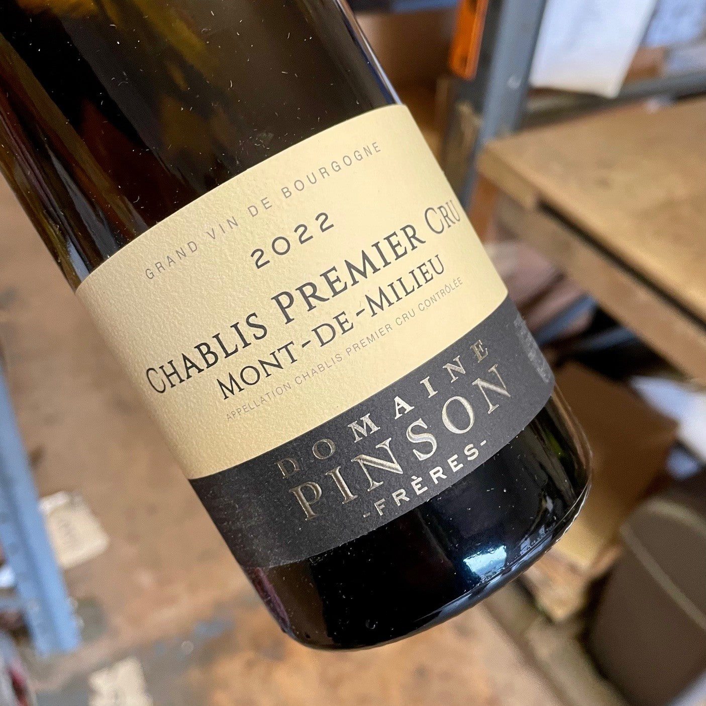 Chablis 1er Cru Mont de Milieu 2022, Domaine Pinson | Christopher