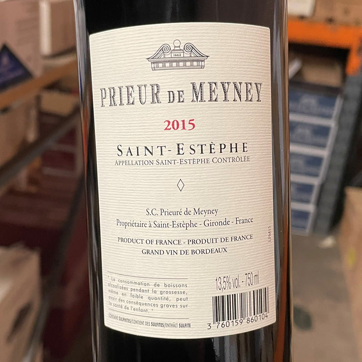 Prieur de Meyney 2015 St Estephe