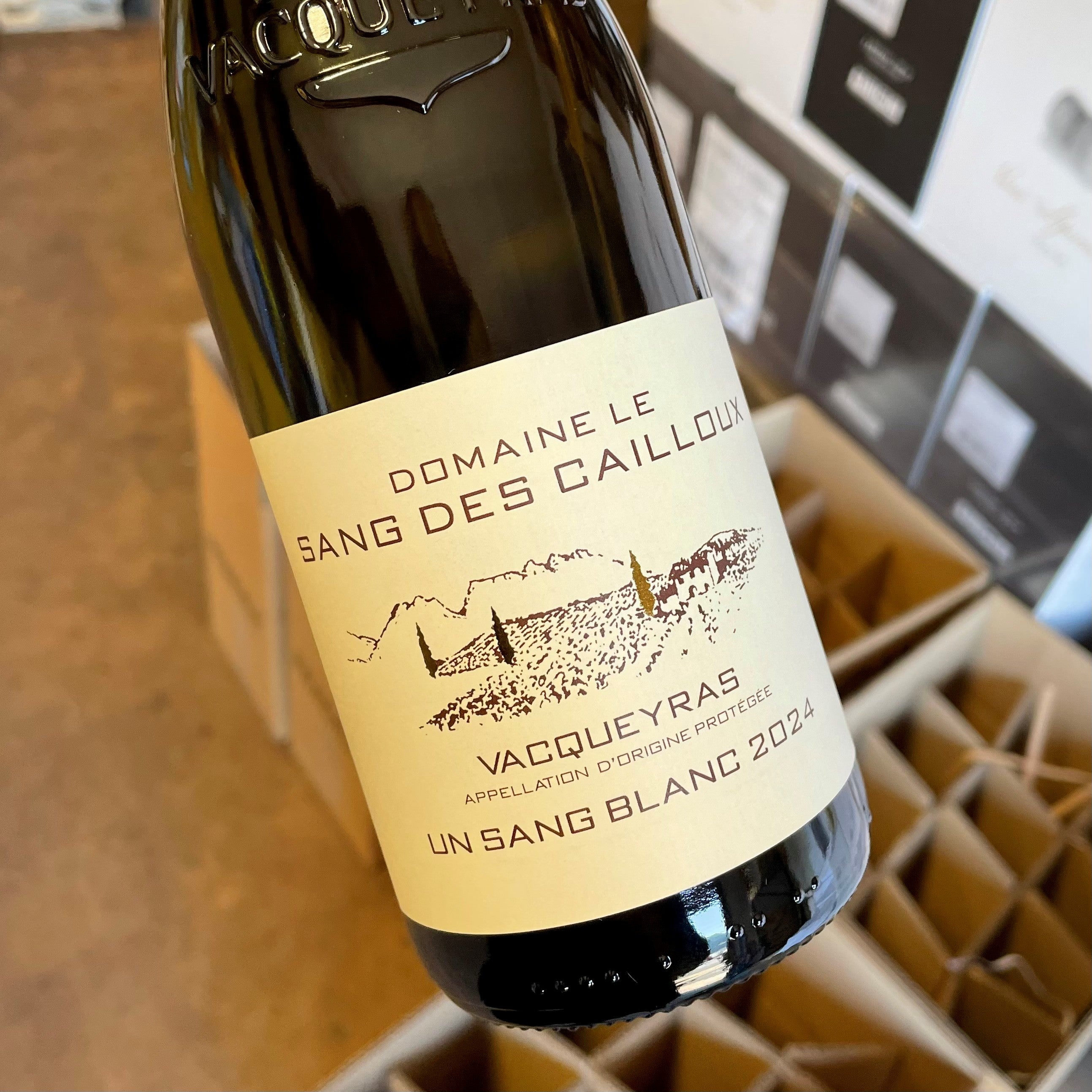White Vacqueyras UN SANG BLANC 2024, Domaine le Sang des Cailloux ...