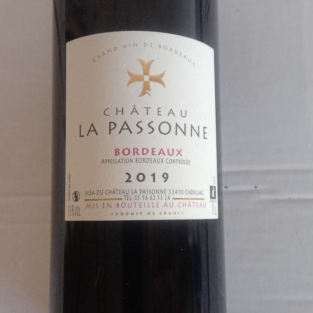 Chateau La Passonne 2019 Bordeaux Rouge