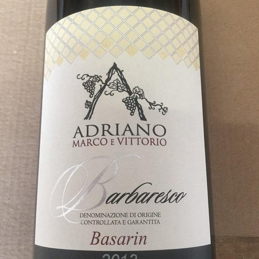 Barbaresco Basarin 2013 Vit.Adriano - Christopher Piper Wines Ltd