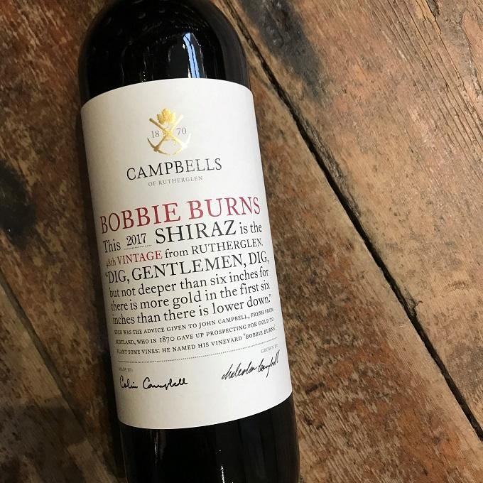 Bobbie Burns Shiraz 2017 - Christopher Piper Wines Ltd