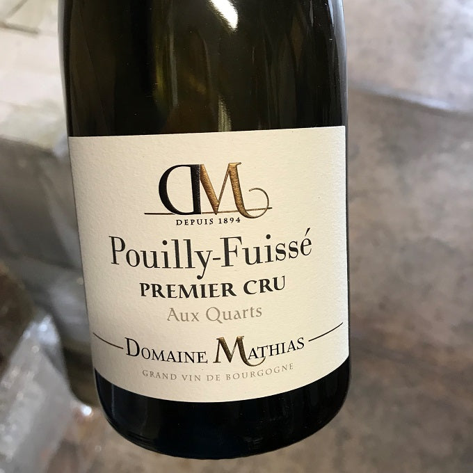 Pouilly Fuisse 1er Cru Aux Quarts 2020, Domaine Mathias