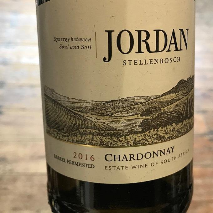 Jordan Barrel-Fermented Chardonnay 2019 Stellenbosch - Christopher Piper Wines Ltd