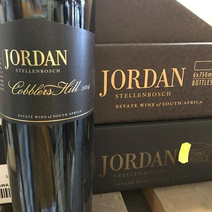 Cobblers Hill 2015, Jordan Estate, Stellenbosch - Christopher Piper Wines Ltd