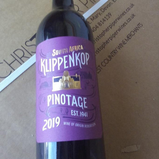 Klippenkop Pinotage 2019, Western Cape, South Africa - Christopher Piper Wines Ltd