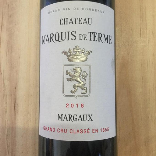 NEW: Chateau Marquis De Terme 2016, Margaux - Christopher Piper Wines Ltd