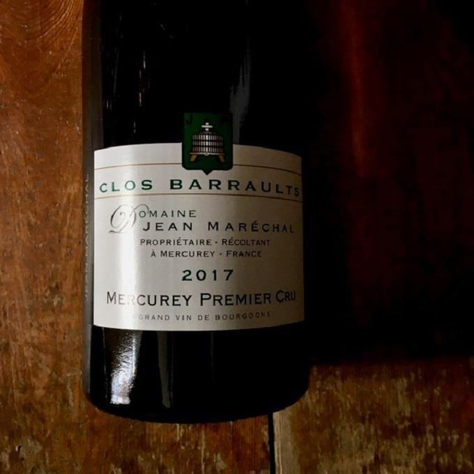 Mercurey 1er Cru Les Barraults 2017, Domaine Marechal - Christopher Piper Wines Ltd