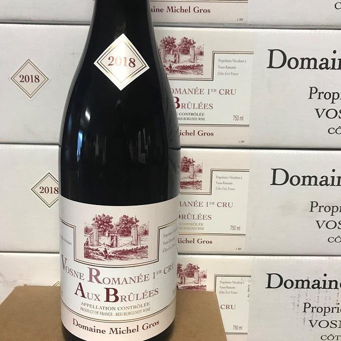 Vosne Roman??e 1er Aux Brulees 2018 Michel Gros - Christopher Piper Wines Ltd
