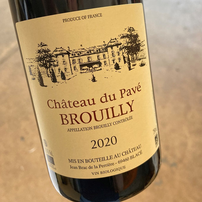 Brouilly 2020 (Certified Organic), Chateau du Pave