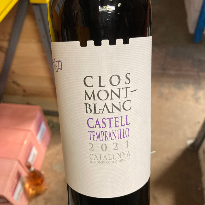 Castell Tempranillo 2021, Clos Montblanc
