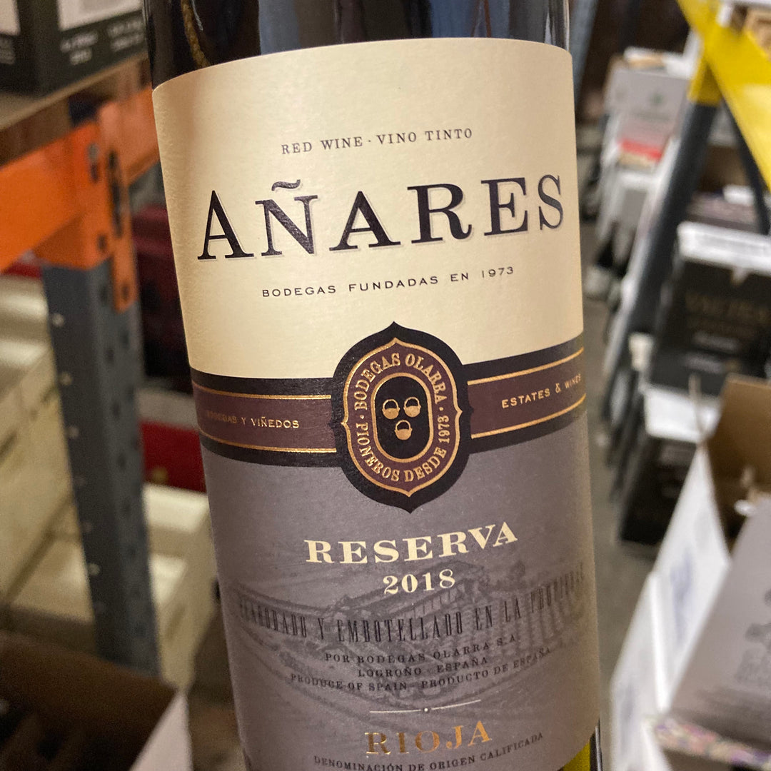 Anares Rioja Reserva 2018, Bodegas Olarra