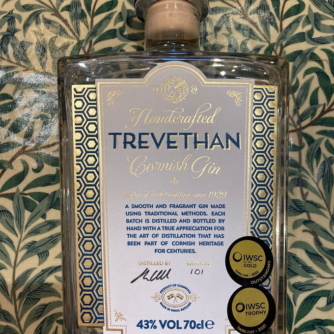 Trevethan Cornish Dry Gin 43%abv 70cl